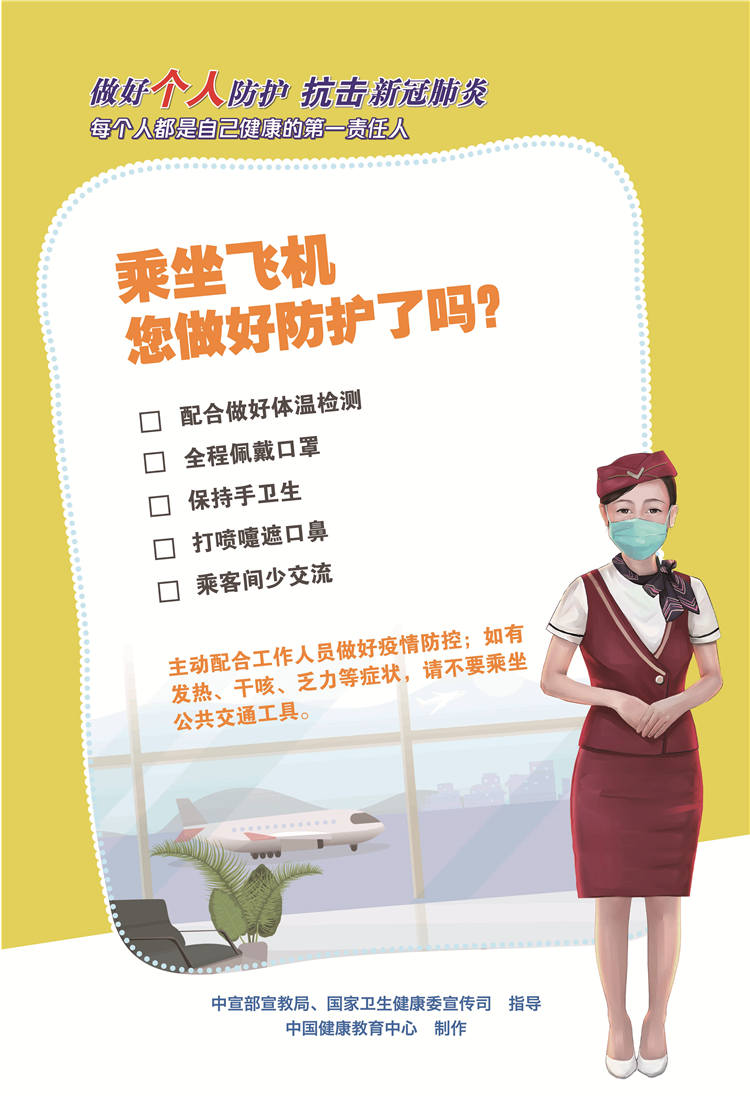 防護3 乘坐飛機您做好防護了嗎
