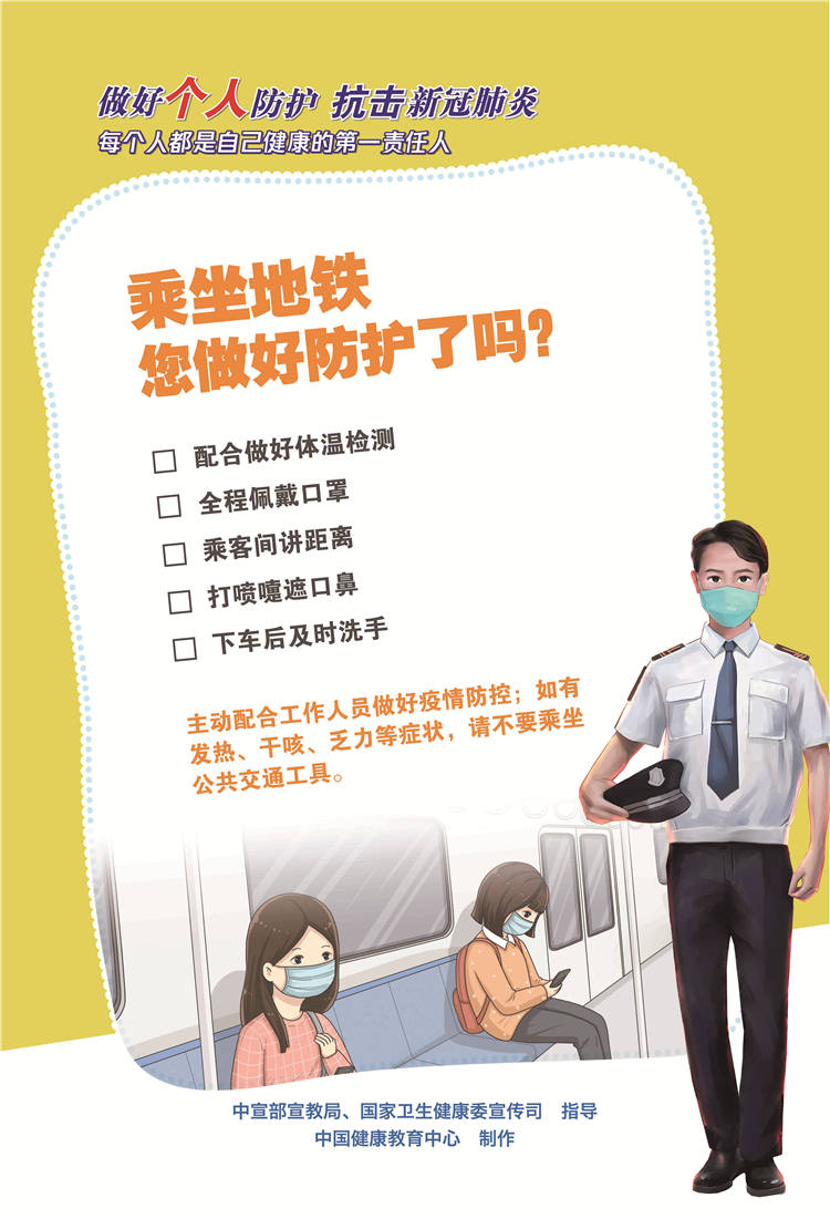 防護2 乘坐地鐵您做好防護了嗎