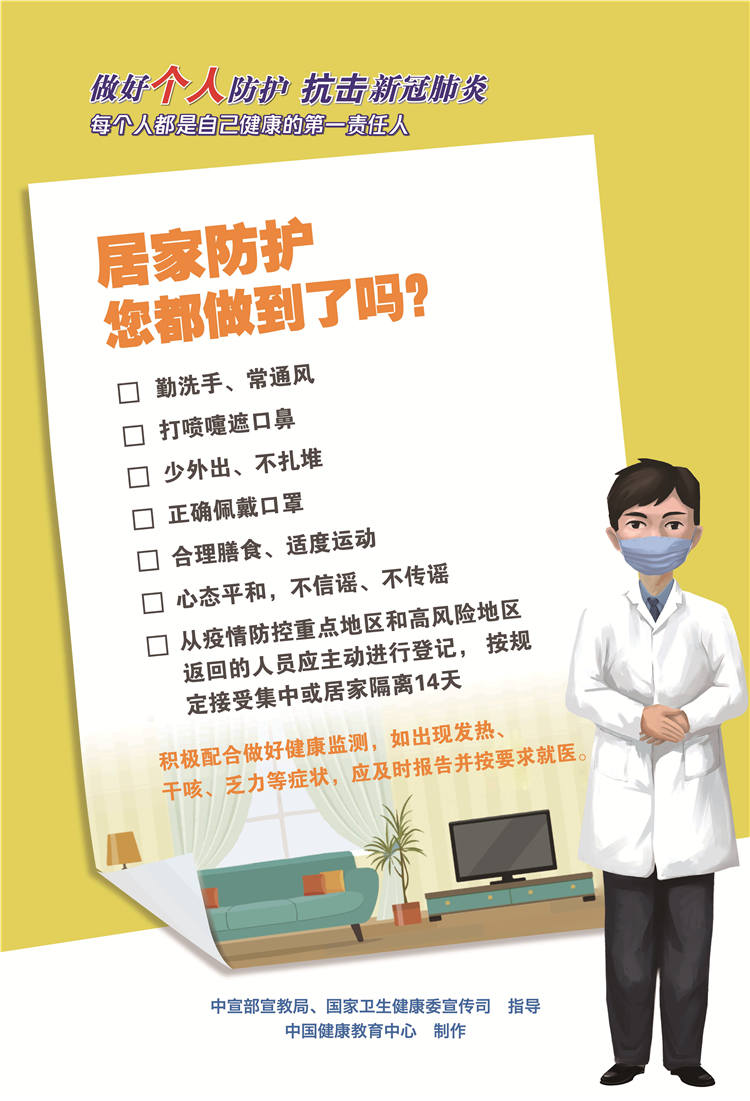 防護6 居家防護您都做到了嗎